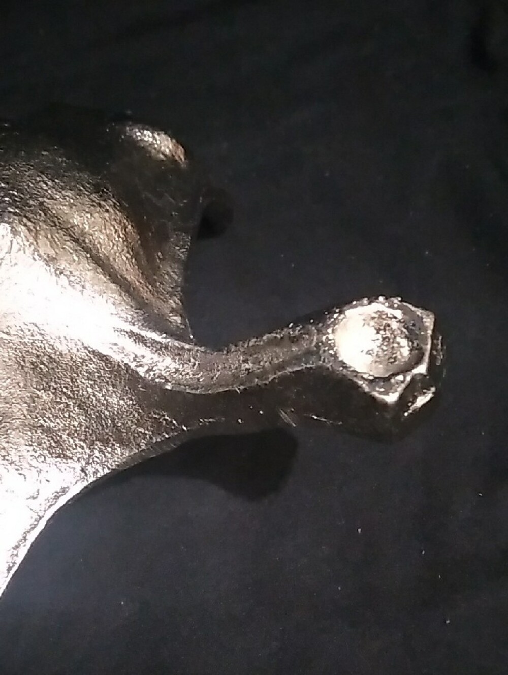 Threshold Silver-finished Cast Aluminum Moose Antler Decorative Bowl (B9) - Picture 10 of 11